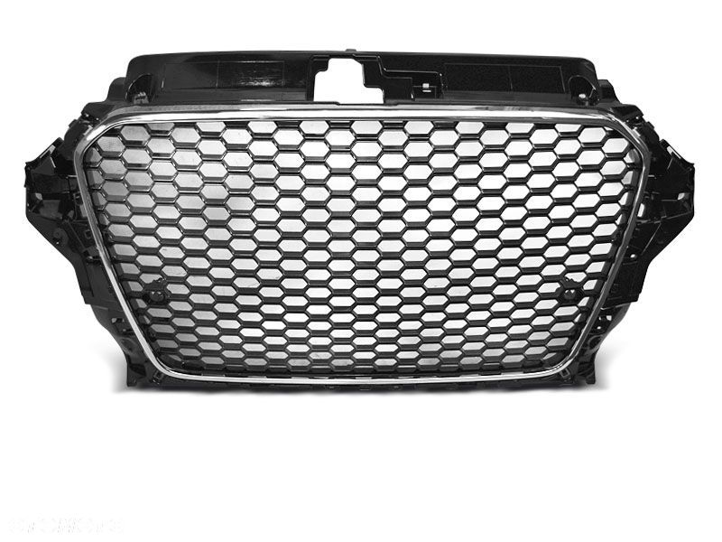 grill atrapa sport chrome black audi a3 8v 12-16 - 1
