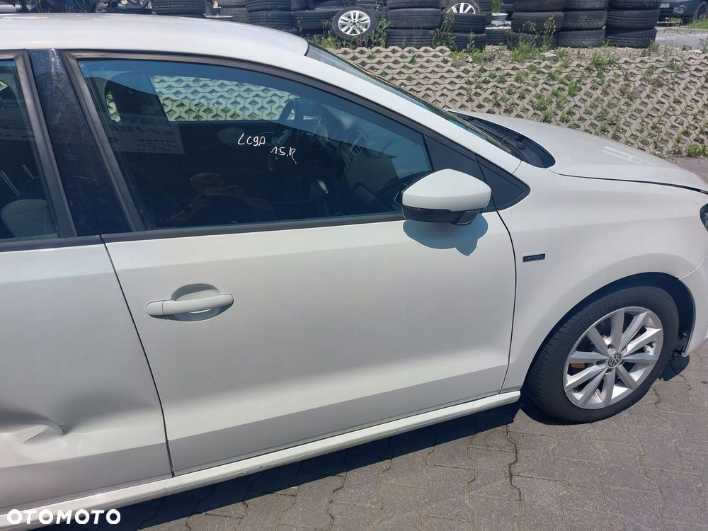 vw polo v 6r 6c 08-17r drzwi prawe przód lc9a europa - 2