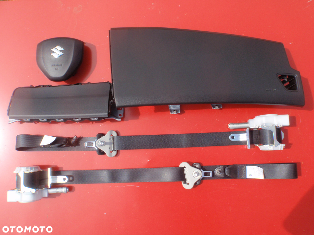 SUZUKI SWIFT MK8 JIMNY ACROSS BALENO IGNIS CELERIO SWACE AIRBAG PODUSZKA POWIETRZNA KIEROWCY PASAŻERA DESKA KONSOLA PAS PASY KURTYNA FOTELOWA FOTELA regeneracja naprawa Raz2 OKAZJA WARTO - 10