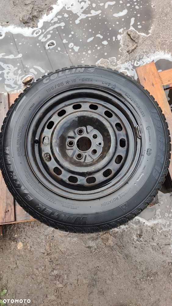 2szt koła stal zimowe 195/65R15 Collins Winter Extrema 2018r. Numer Magazynowy:31ka - 2