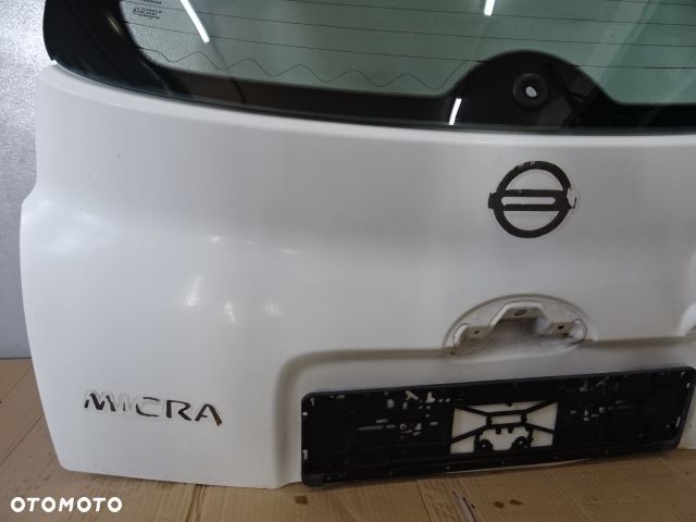 KLAPA SZYBA TYŁ TYLNA BAGAŻNIKA NISSAN MICRA K12 LIFT 03-10 LAK:326G NR154 - 6