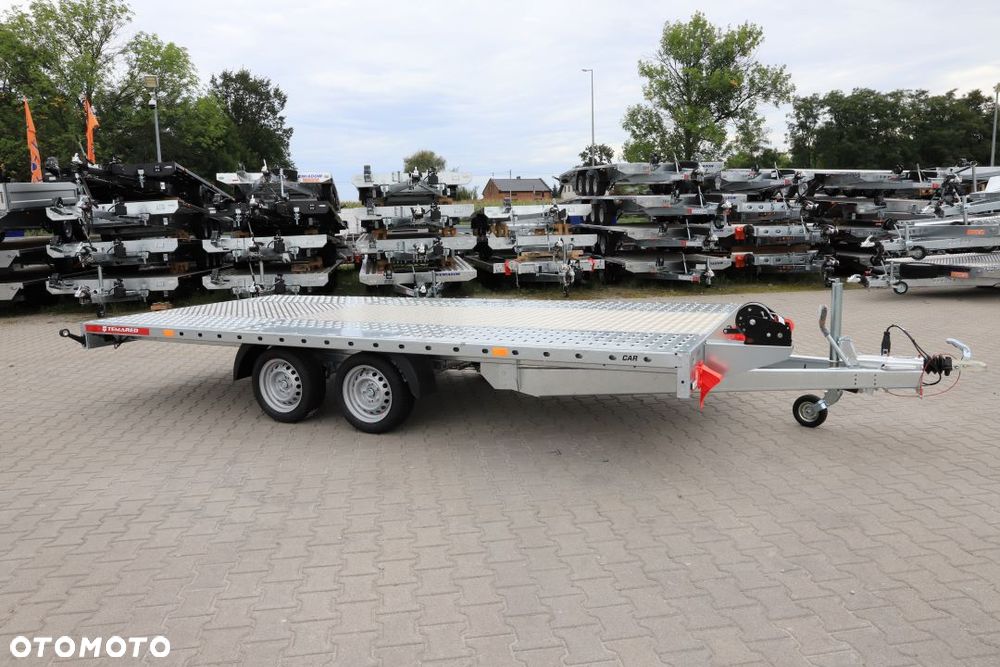 TEMARED CAR DECK 4521/2 S 2,7T 450x215cm  Wypełnienie blachą aluminiową DMC 2700kg Koła 195R13C - 2