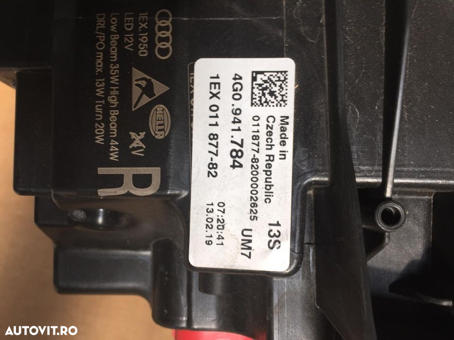 Far dreapta  Matrix full led Audi A6 4G 2017 - 3