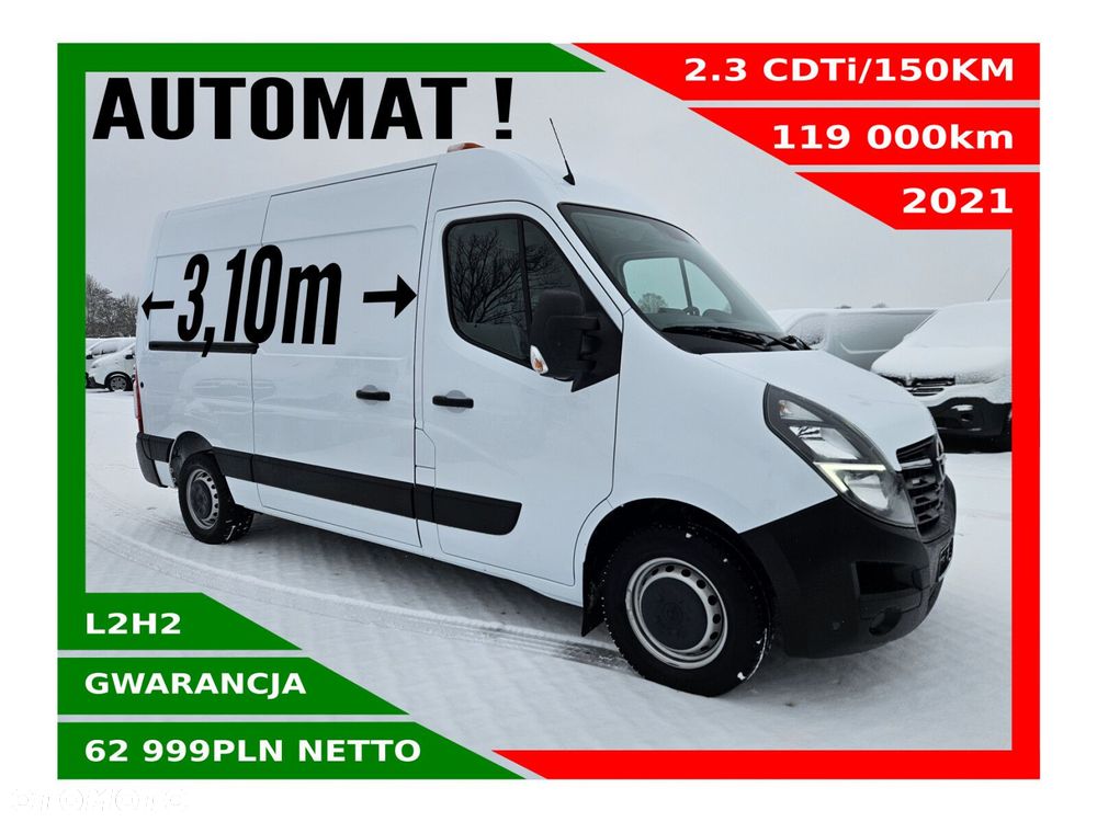 Opel movano L2H2 *62999zł Netto* 2.3 CDTi/150KM - 1