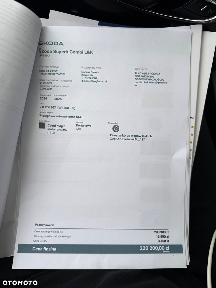 Skoda Superb 2.0 TDI SCR L&K DSG - 40