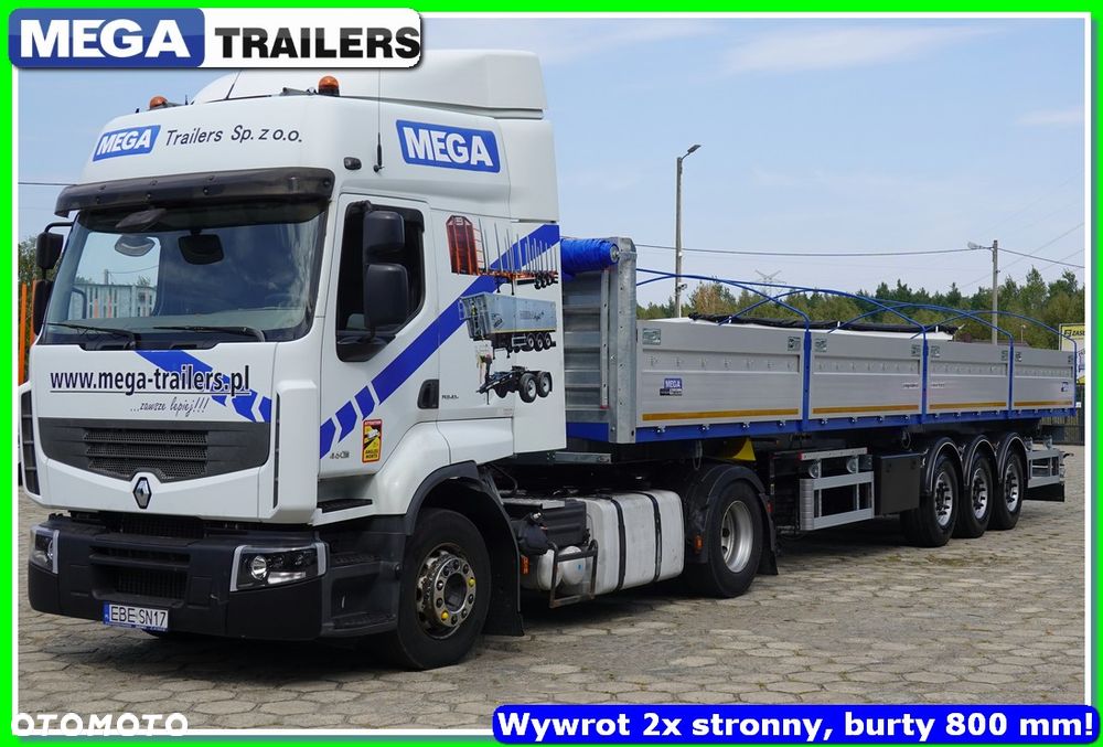 Inny Platforma / Wywrotka 2 strona, 12,60 m, burta 800 mm! - 20