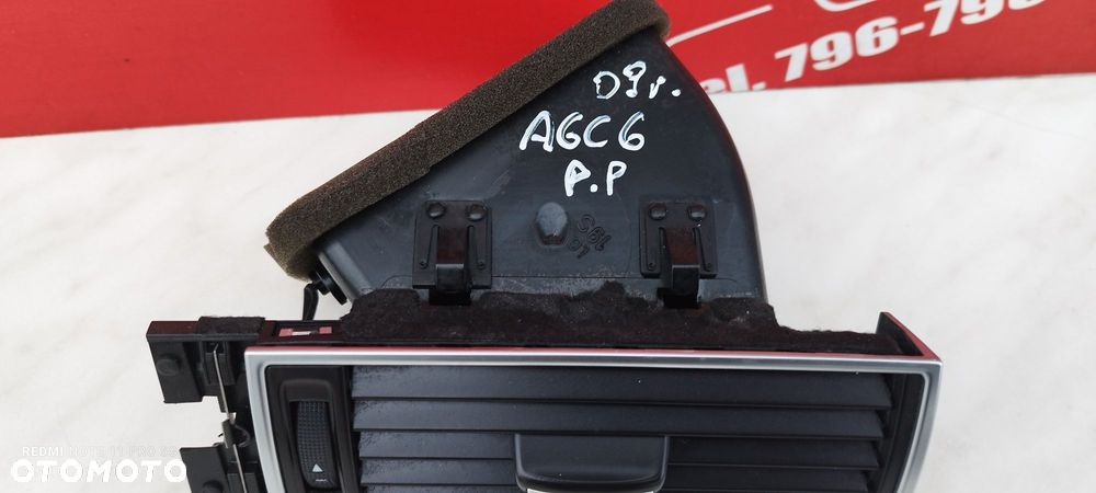 Kratka Boczna Nawiewu Kokpitu Audi A6 C6 2009 Części Blask Gołdap - 5