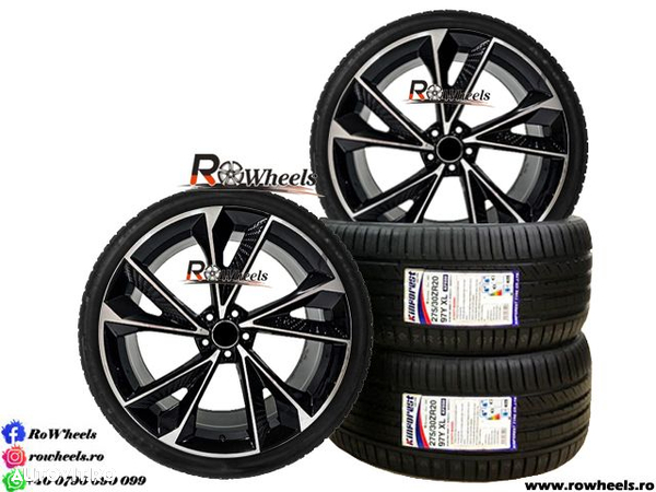 Jante AUDI 22 R22 A6 A7 A8 Q3 Q5 Q7 Q8 22 R22 Black Anvelope Vara