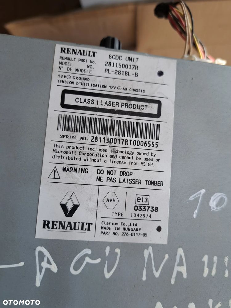 Renault Laguna III radio 281150017R - 4