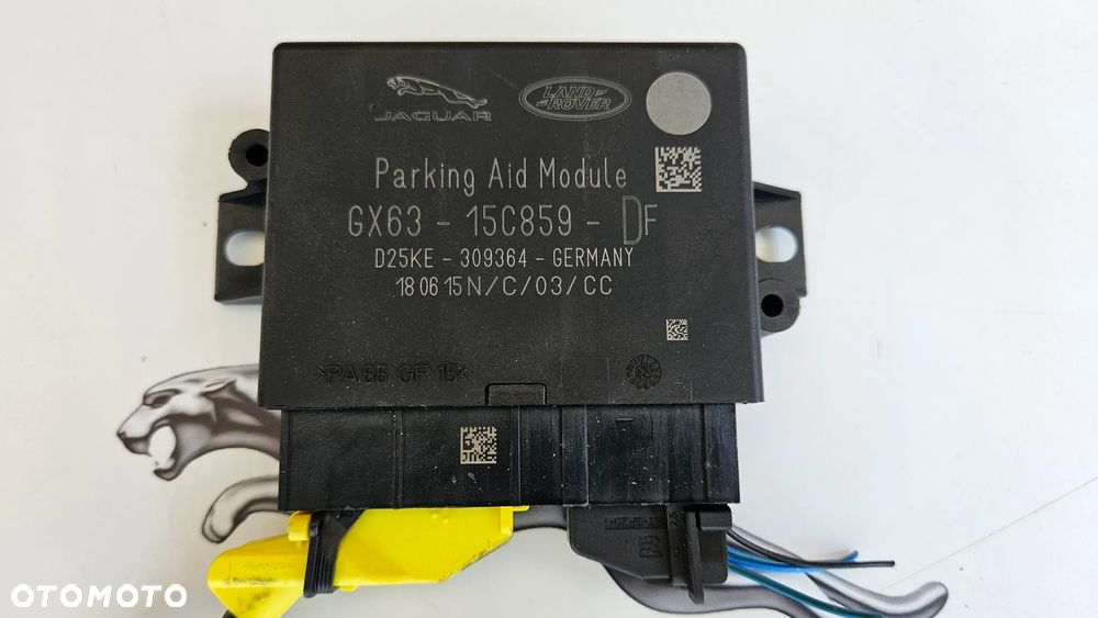 Jaguar XE X760 Moduł parkowania Sterownik PDC zderzaka tył GX63-15C859-DF - 2