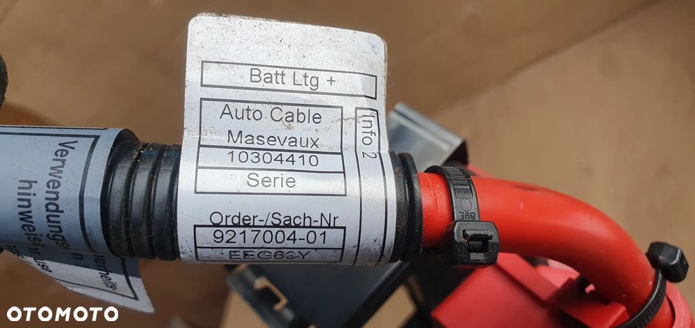 Klema plusowa pirotechniczna kabel BMW X5 E70 9217004 9178959 - 8