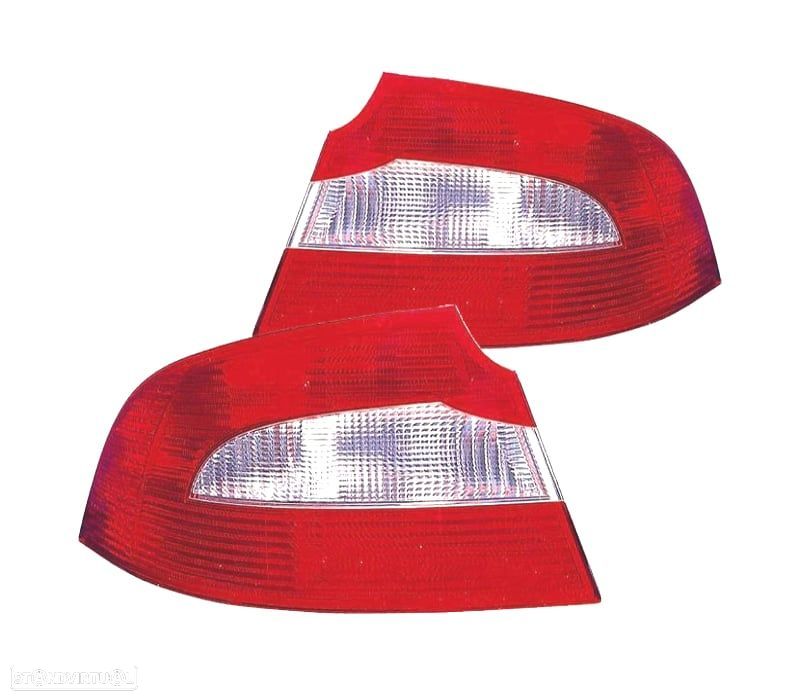 FAROLINS PARA SKODA SUPERB 08-13 BRANCO VERMELHO - 1