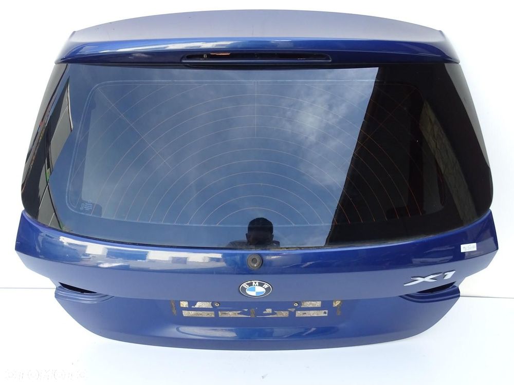 KLAPA TYŁ TYLNA BAGAŻNIKA + SZYBA LE MANS BLAU 381 BMW E84 X1 09-15r