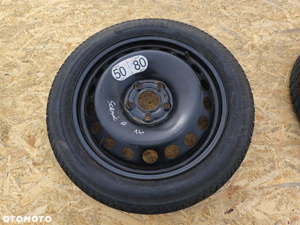 KOŁO DOJAZDOWE ZAPASOWE 5X114,3 145/45R17 RENAULT SCENIC IV DACIA NISSAN - 1