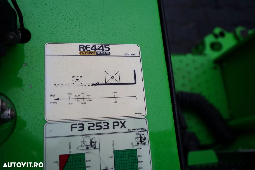 Palfinger Stivuitor / F3-253PX / Montat pe remorcă / Capacitate maximă de încărcare: 2500 kg / 3 m / 2021 / - 31