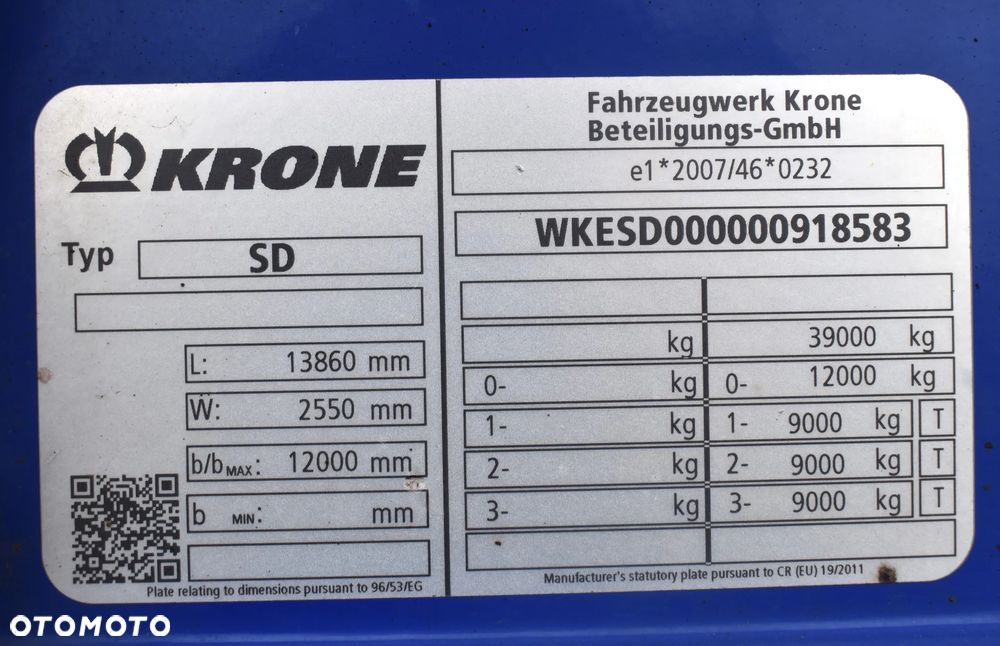 Krone SD - 9