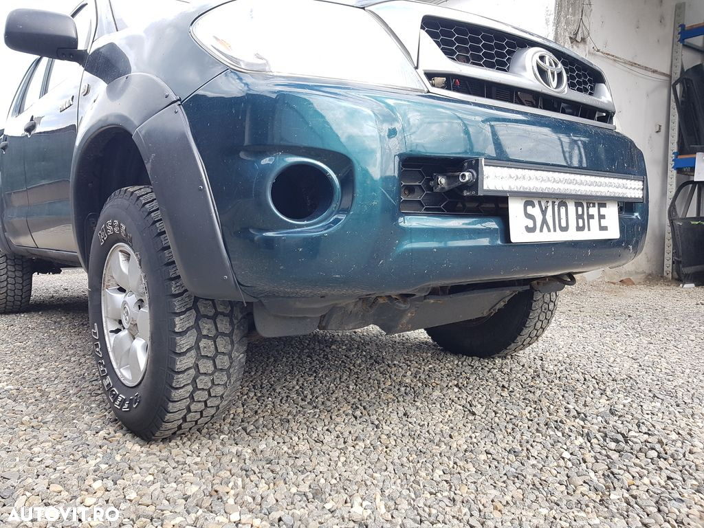 Bara fata Toyota Hilux 2010 - 2015 VERDE (671) model fara spalatoare far - 4