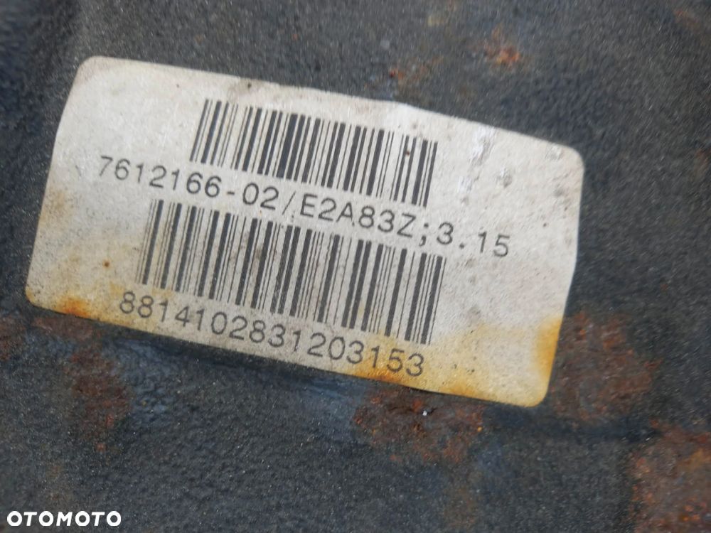 BMW 3 F30 MOST DYFERENCJAŁ DYFER TYŁ TYLNY 3.15 7612166 - 2