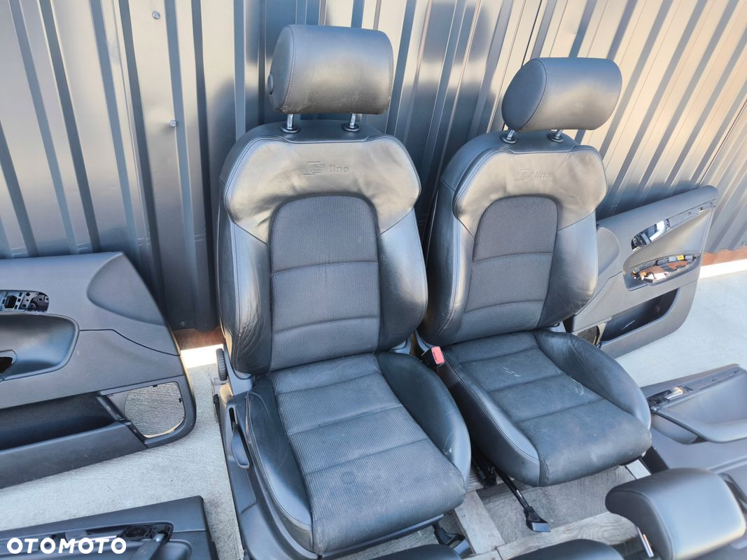 FOTEL FOTELE AUDI A3 8P SKÓRA KUBEŁKI SPORTBACK 5-DRZWI S LINE PÓŁ SKÓRA - 3