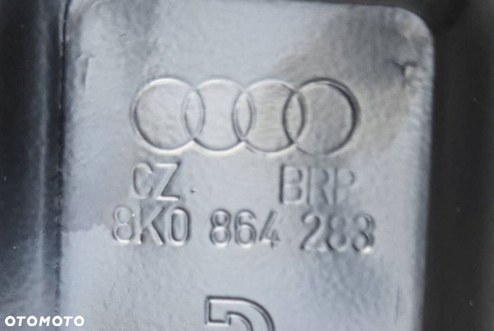 audi a5 8t a4 b8 podłokietnik skóra czarna 8k0864283 - 5