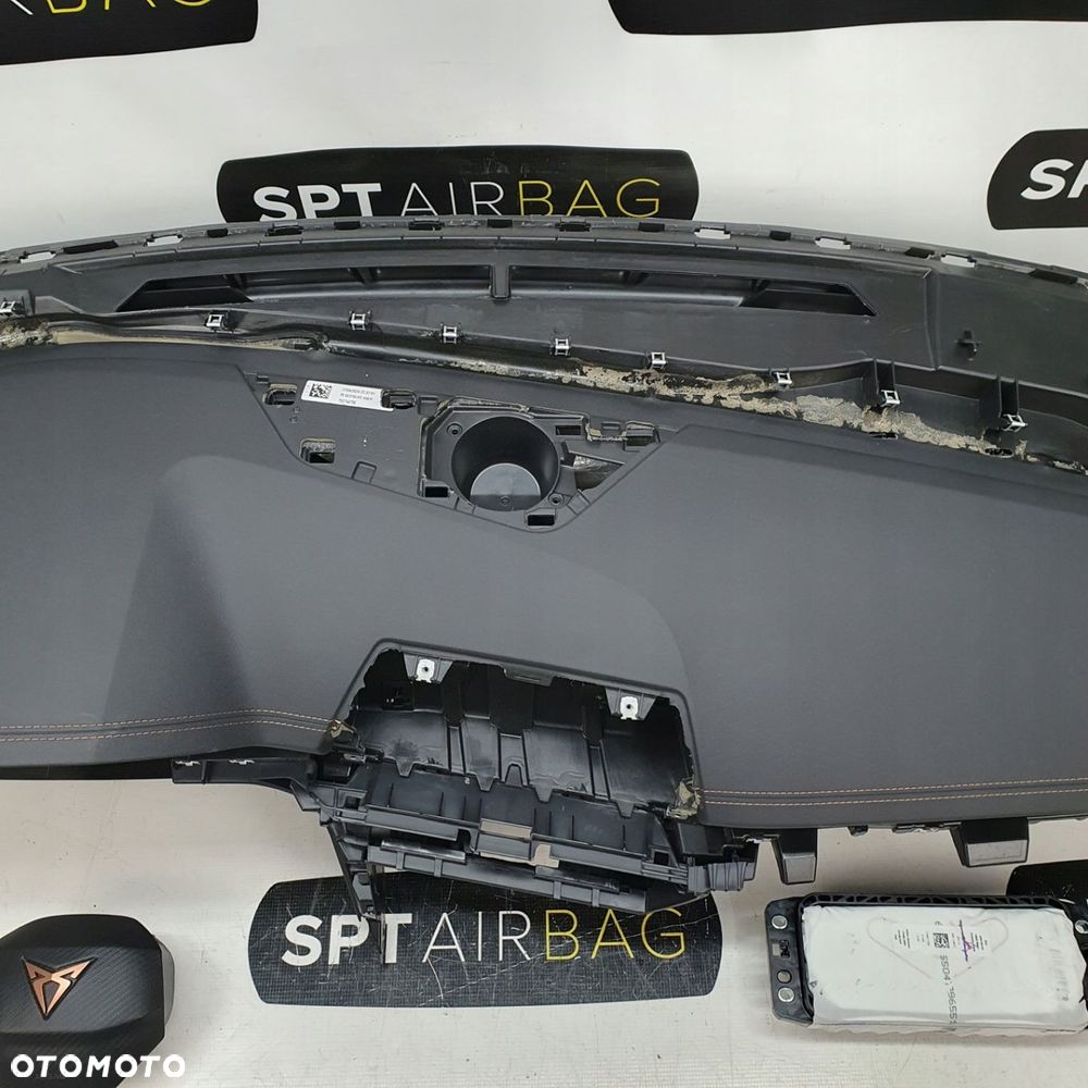 CUPRA FORMENTOR DESKA ROZDZIELCZA KONSOLA KOKPIT PULPIT PODUSZKI AIRBAG AIR BAG PASY KURTYNY KIT SET - 3