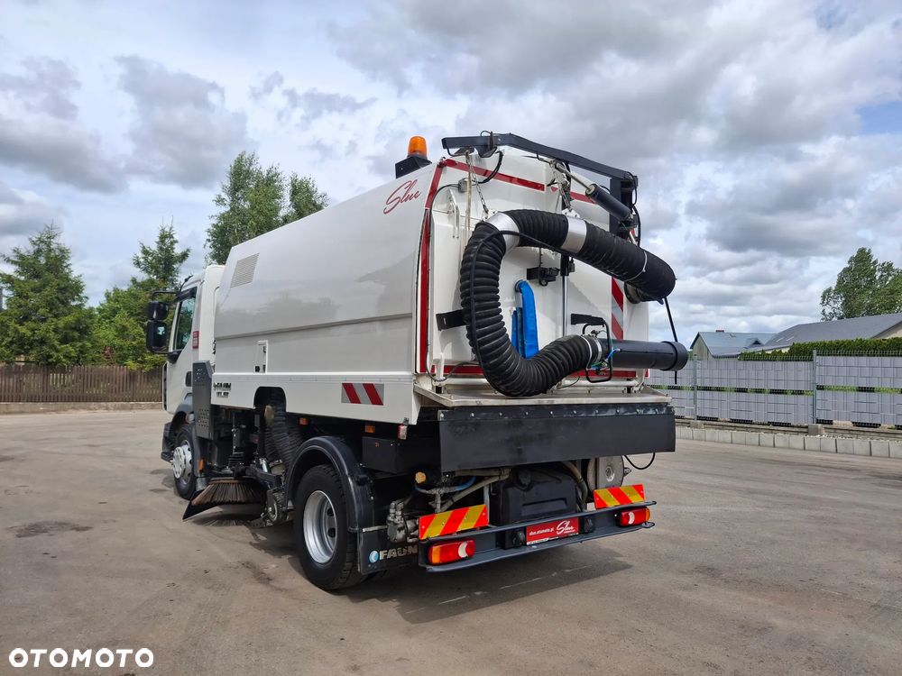 Renault D16 Midlum Zamiatarka FAUN Karcher Listwa Wysokiego Ciśnienia Euro 6 PM10 2 Silniki 2650 MTH Szczotki L/R Rura Do Liści - 2