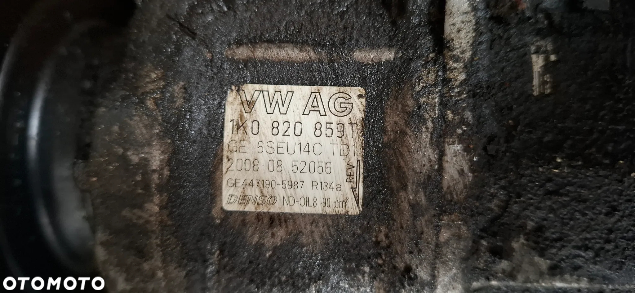 Volkswagen kompresor KLIMATYZACJI 1K0820859T - 3