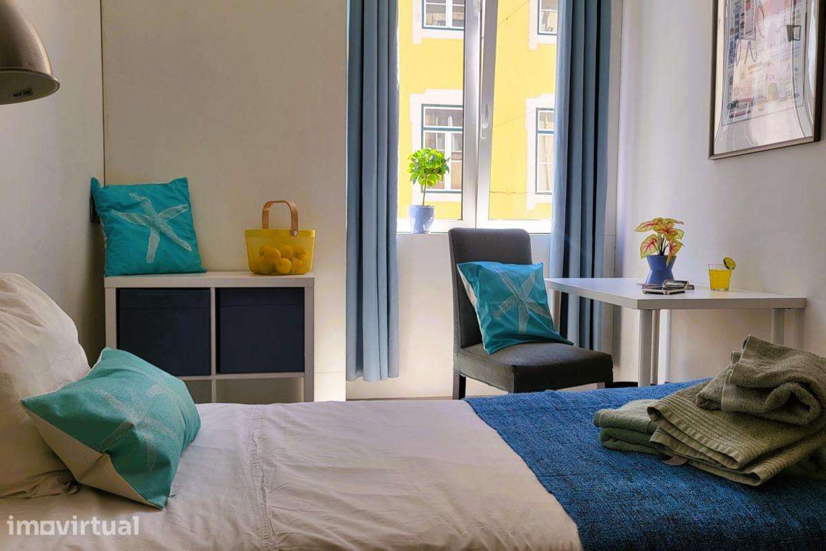 Quarto - localizado em Baixa Lisbon - Grande imagem: 3/11