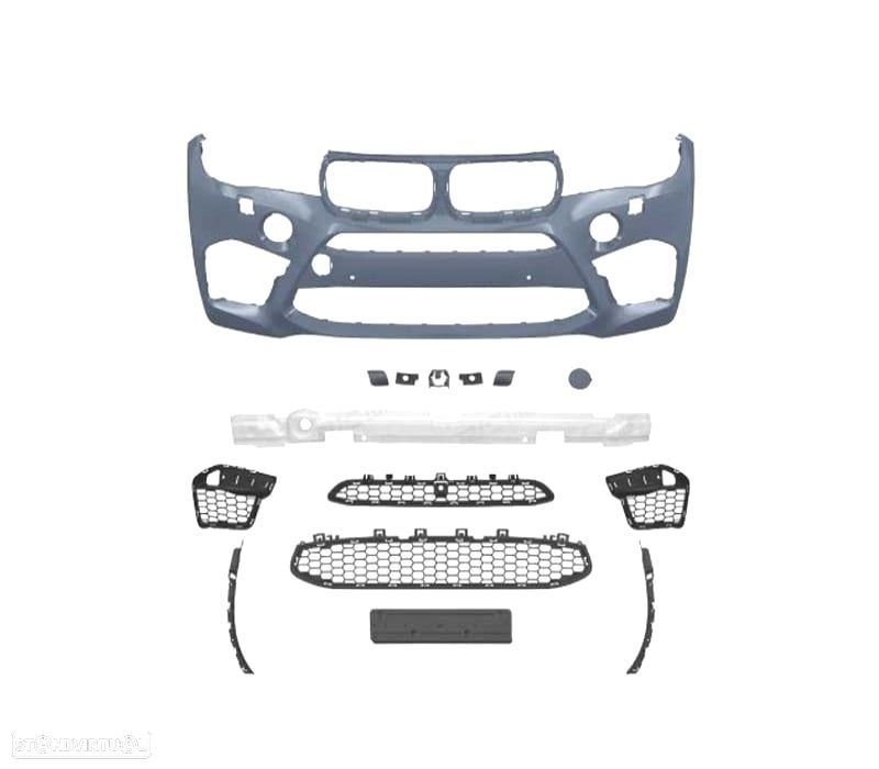 PARA-CHOQUES FRONTAL BMW X6 F16 14- LOOK X6M PDC SRA - 2
