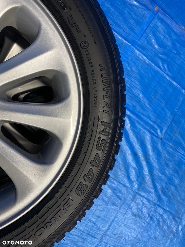 KOŁA KOŁO FELGA ALUMINIOWE ALUSY 6,5J 16" 5X120; 72,6mm ET42 OPONY FALKEN 7mm RUNFLAT BMW 1 SERIA E81 E87 3 SERIA E36 E46 E90 E91 ITP. - 10