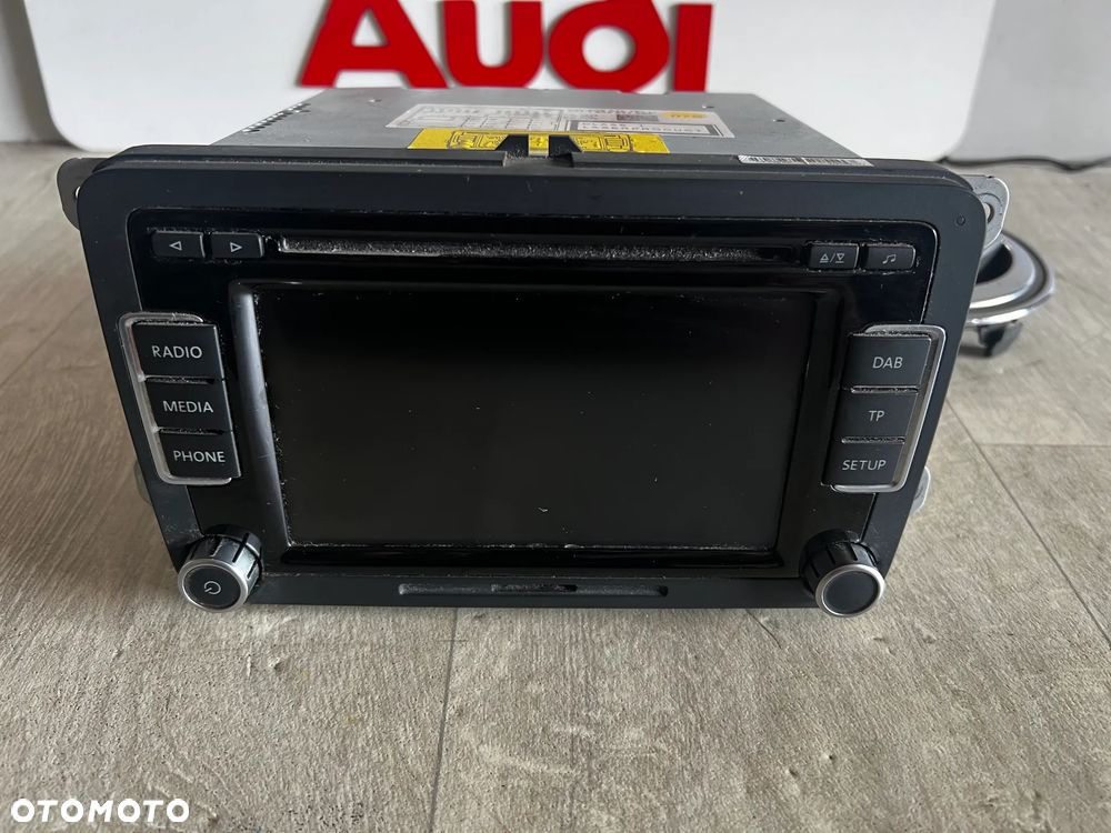 RADIO RADIOODTWARZACZ CD NAVI NAWIGACJA 3C8035195H VW TIGUAN I 5N LIFT - 2
