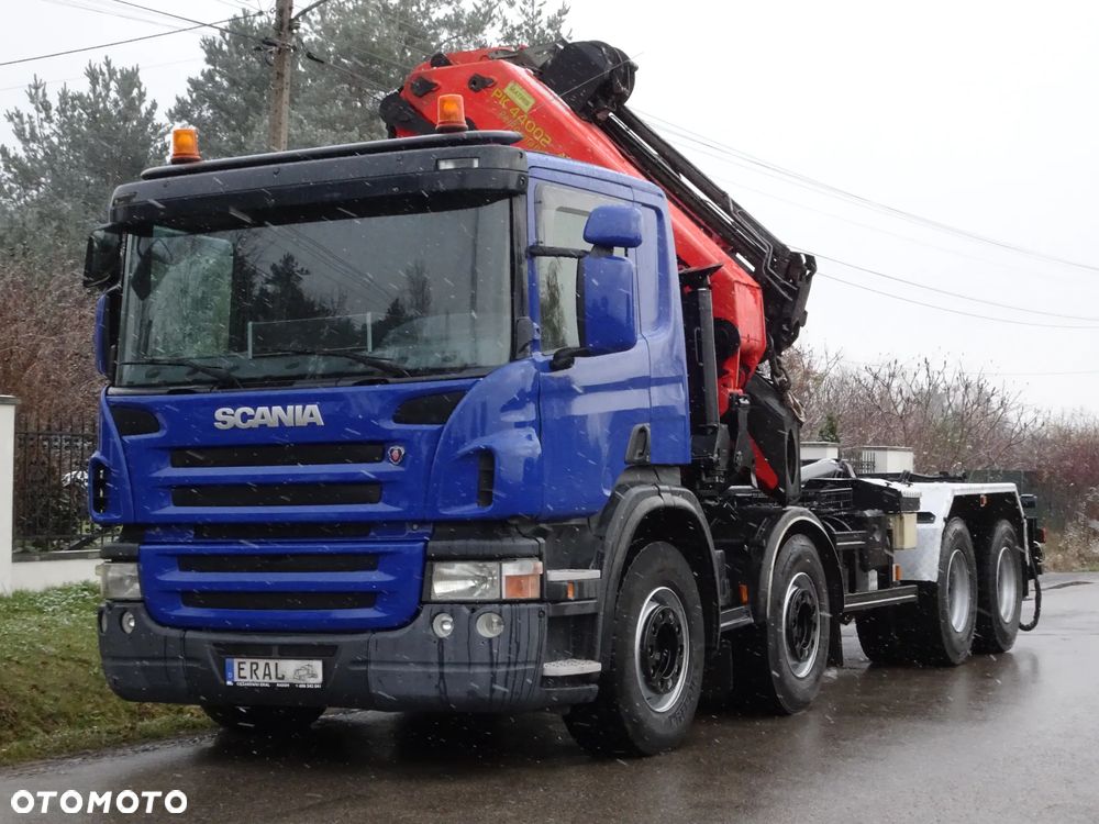 Scania P380 Palfinger 44 Hakowiec Auto w Stanie Idealnym