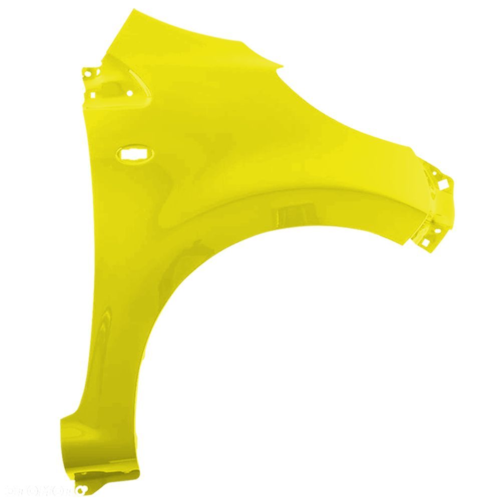 BLU Błotnik CITROEN C1 KBL prawy żółty 2005-2014 przód ocynk JauneZitrus - 2