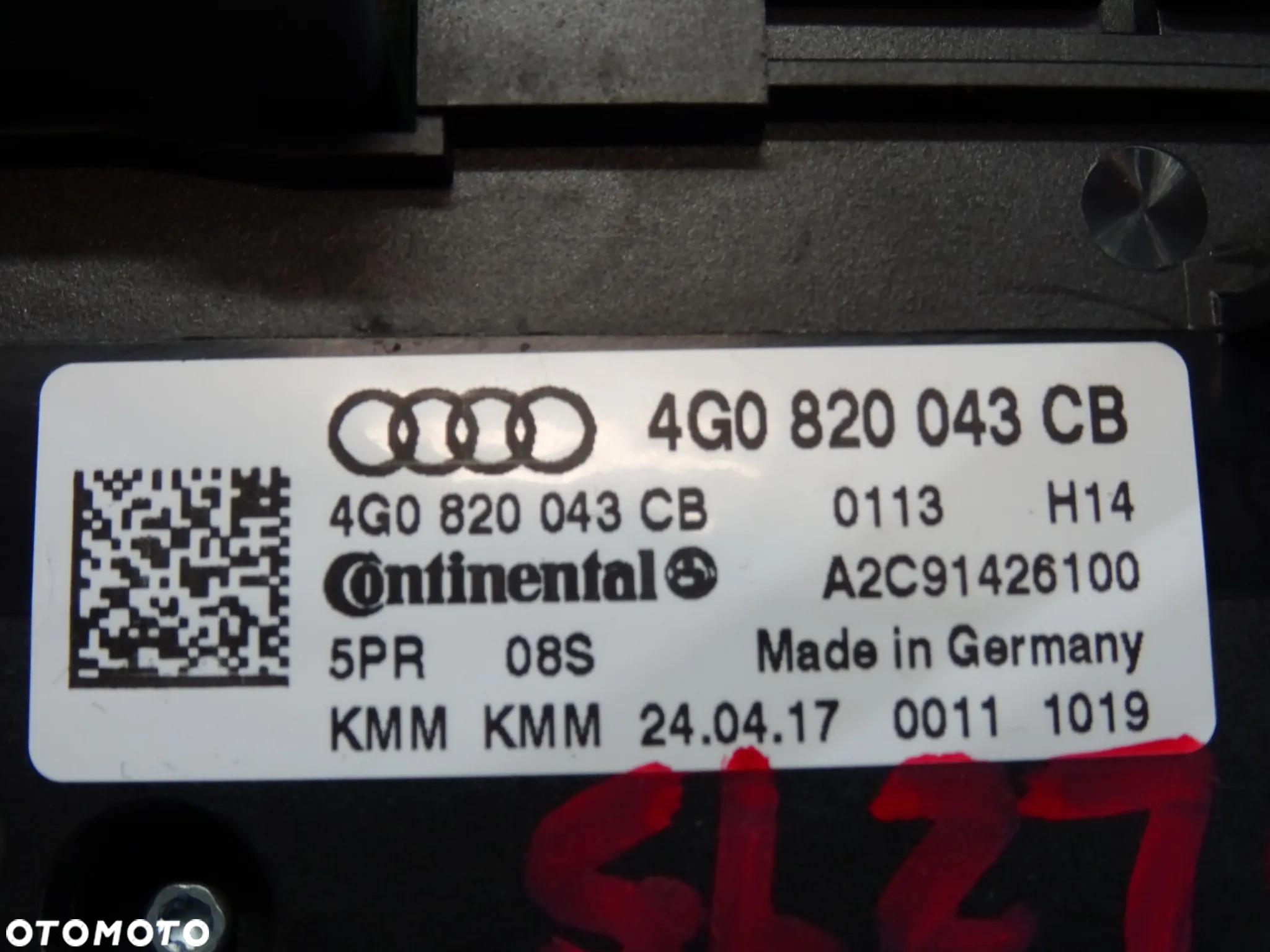 4G0820043CB panel klimatyzacji Audi A6 C7 LIFT czesci - 2