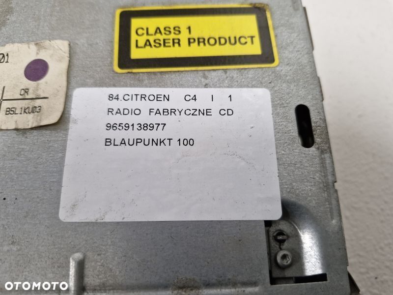 citroen c4 i 1 radio fabryczne cd 9659138977 blaupunkt - 5