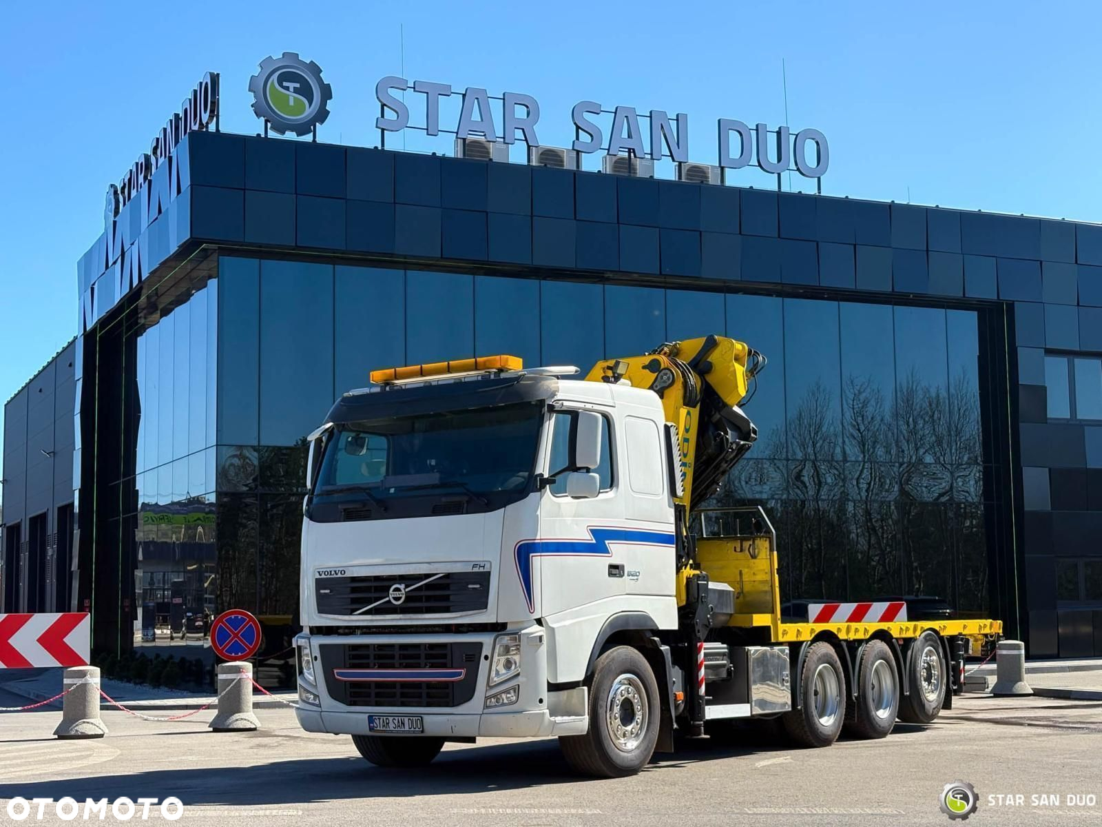 Volvo FH 520 8x4 HMF ODIN K6 EURO 5 FLY JIB HDS Żuraw Tridem - 12