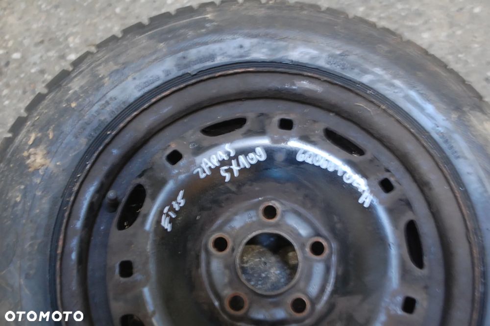 KOŁO FELGA STALOWA ZAPASOWA 6Q0601027H 5X100 ET35 6J 175/65R14 165/70R14 VW POLO IV SEAT IBIZA III SKODA AUDI - 6
