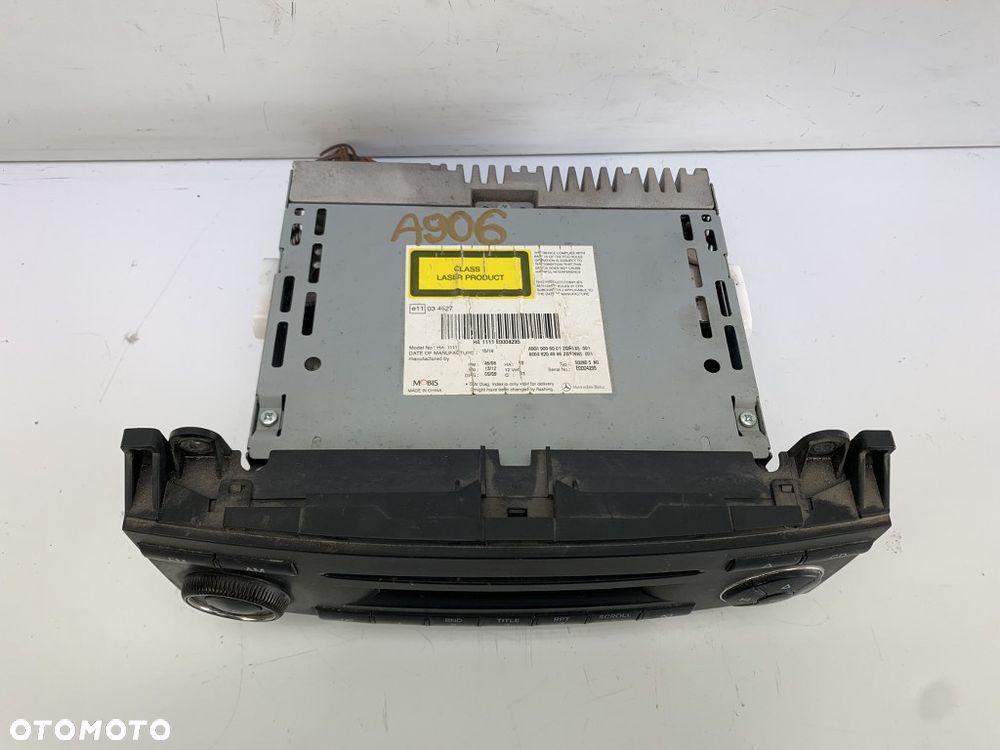 radio samochodowe mercedes sprinter W906 A9069006001 A0048204986 - 2