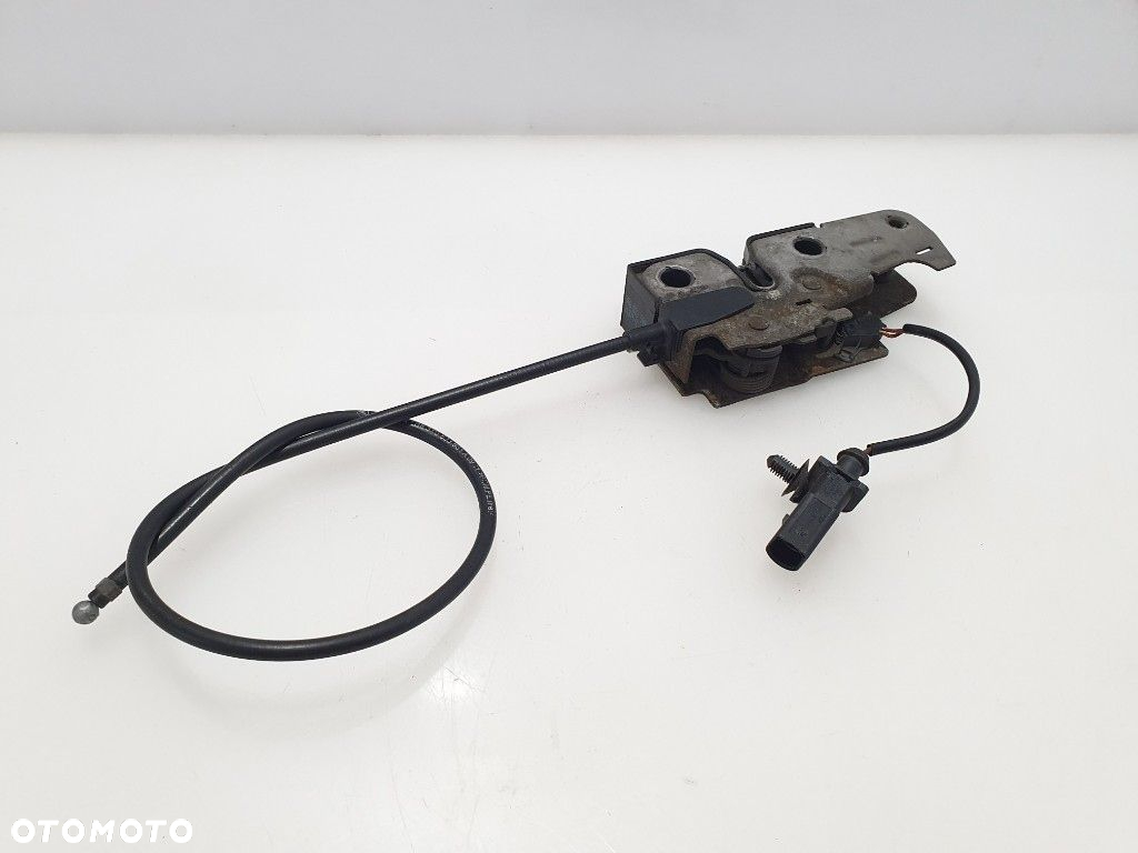 SUPERB II 3T ZAMEK MASKI 3T0823509 PRZEDNIEJ ORYGINAŁ Z CZUJNIKIEM I LINKĄ - 4