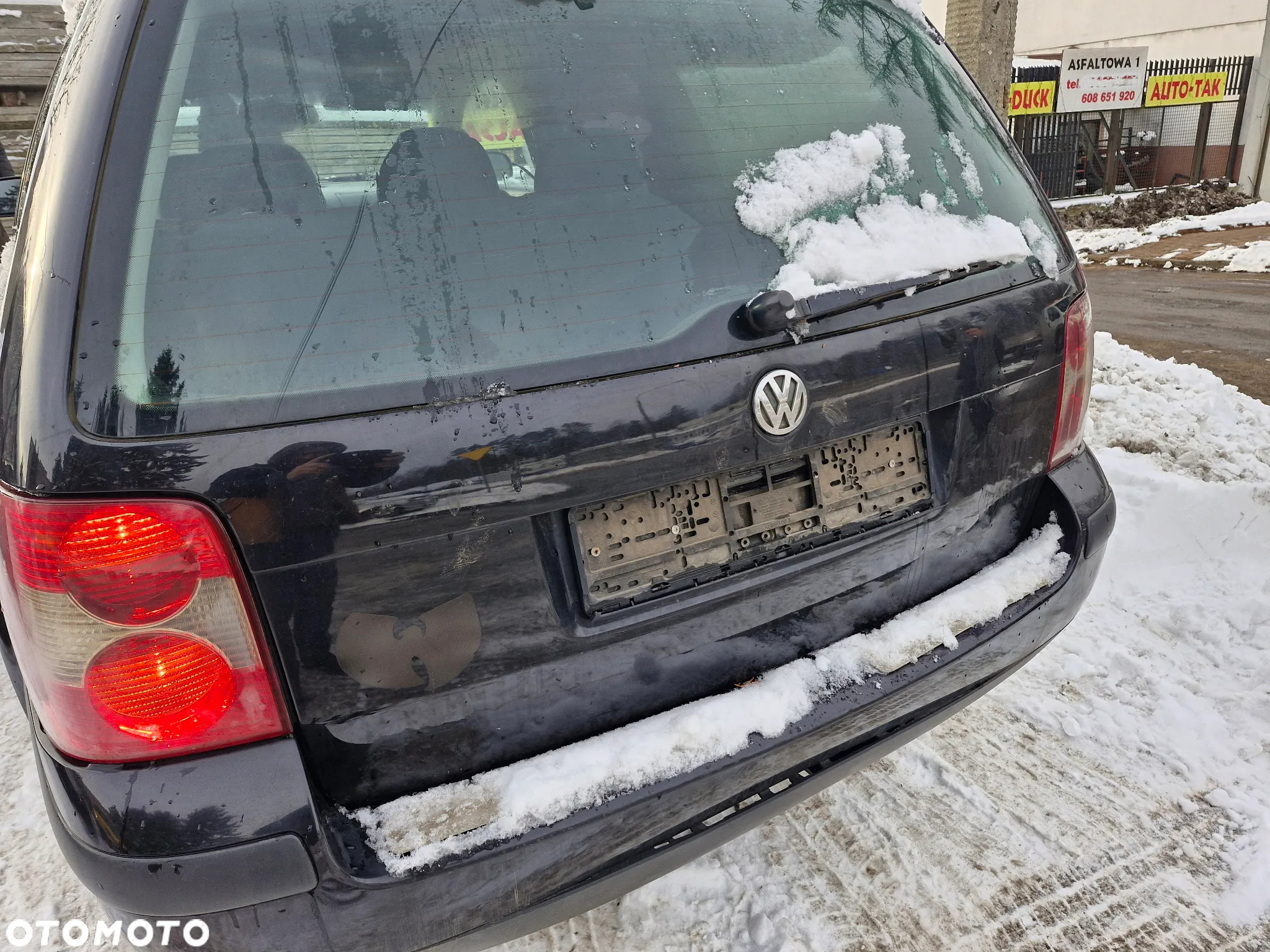 VW Passat B5 LIFT kombi maska zderzak drzwi szyby skrzynia lampy lusterka kod lak LC8Z - pojazd na częsci - 7