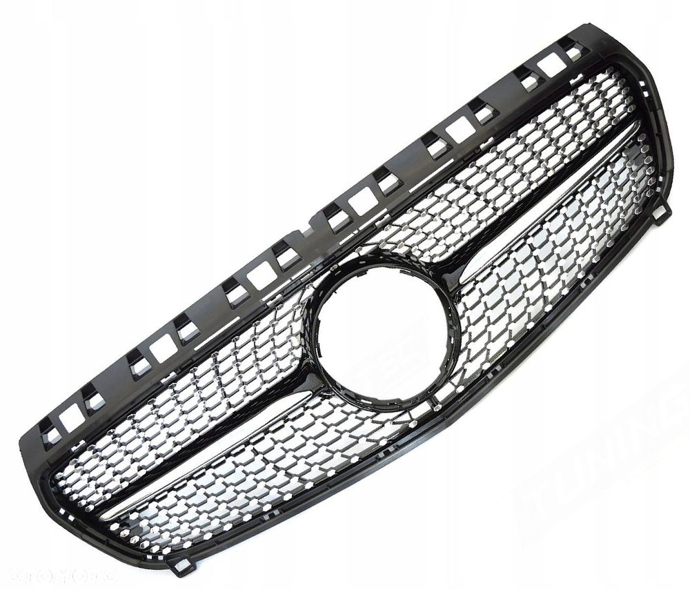 Atrapa Grill Kratka Tuning Diamond Amg Black Mercedes A-klasa 176 2012-2015 - 1
