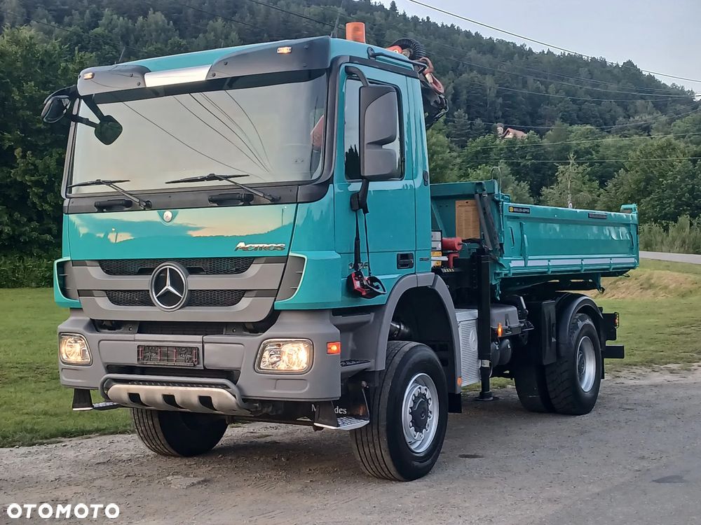 Mercedes-Benz ACTROS 360 KM LIFT 4x4 Duży HDS Palfinger RADIO Meiller PERFEKCYJNY ! - 5