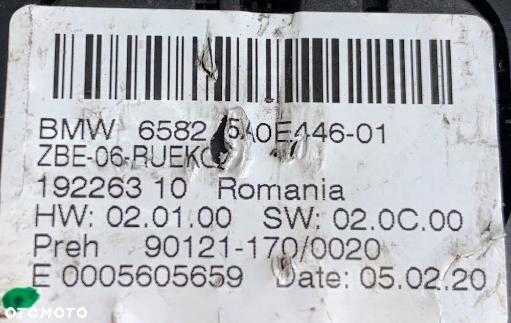 PANEL STEROWANIA PRZEŁĄCZNIK IDRIVE BMW F30 F48 F39 5A0E446 - 10