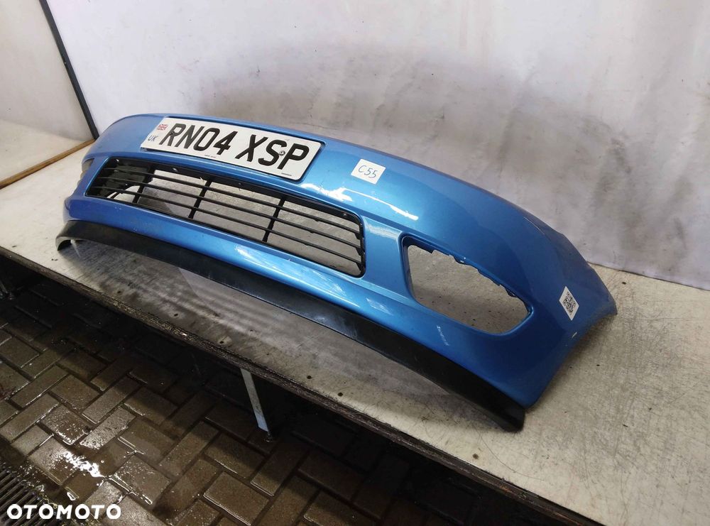 ^ ZDERZAK PRZÓD PRZEDNI FORD FIESTA MK.6 6 VI NIEBIESKI BŁĘKITNY - 2