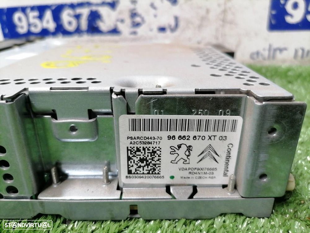 SISTEMA AUDIO / RADIO CD CITROEN C4 PICASSO II 2015 -96662670XT - 3