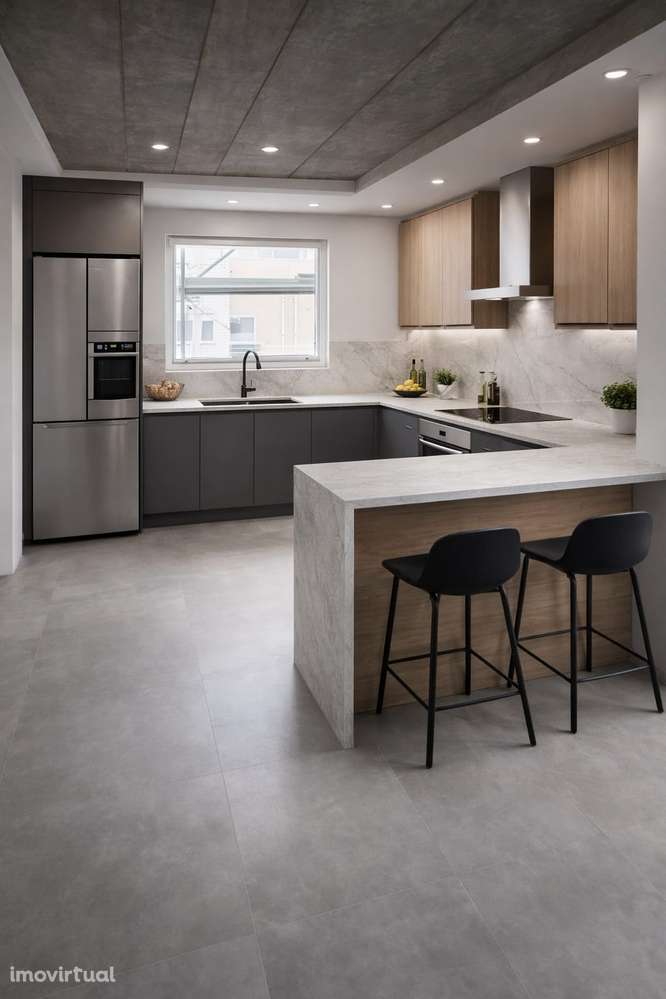 T2, Novo, Último Piso, Recuado Terraço Alfena Central - Grande imagem: 5/19