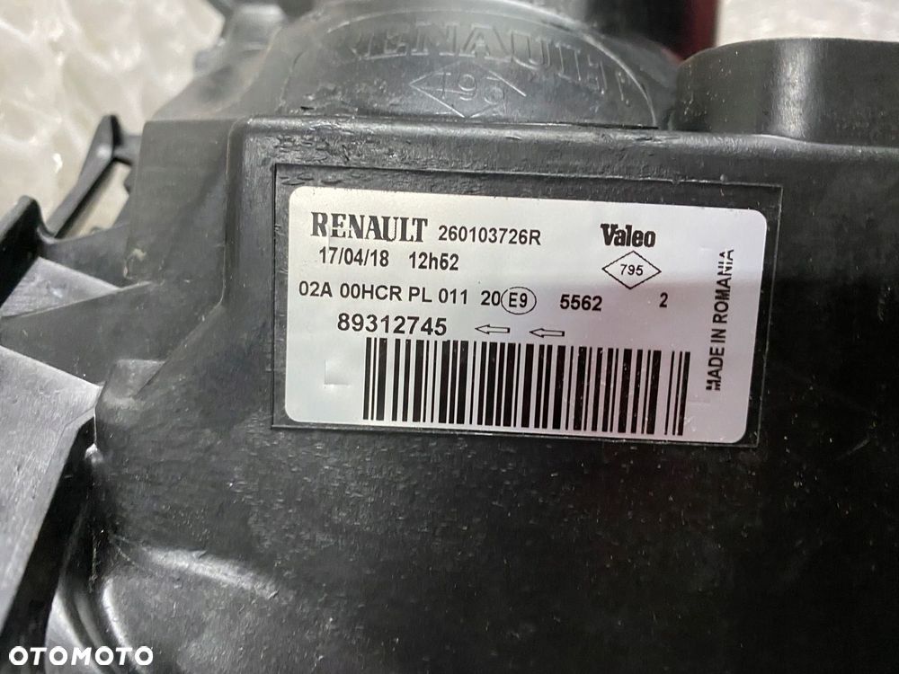 LAMPA PRAWA RENAULT MEGANE II 2 LIFT 260103726R - 10