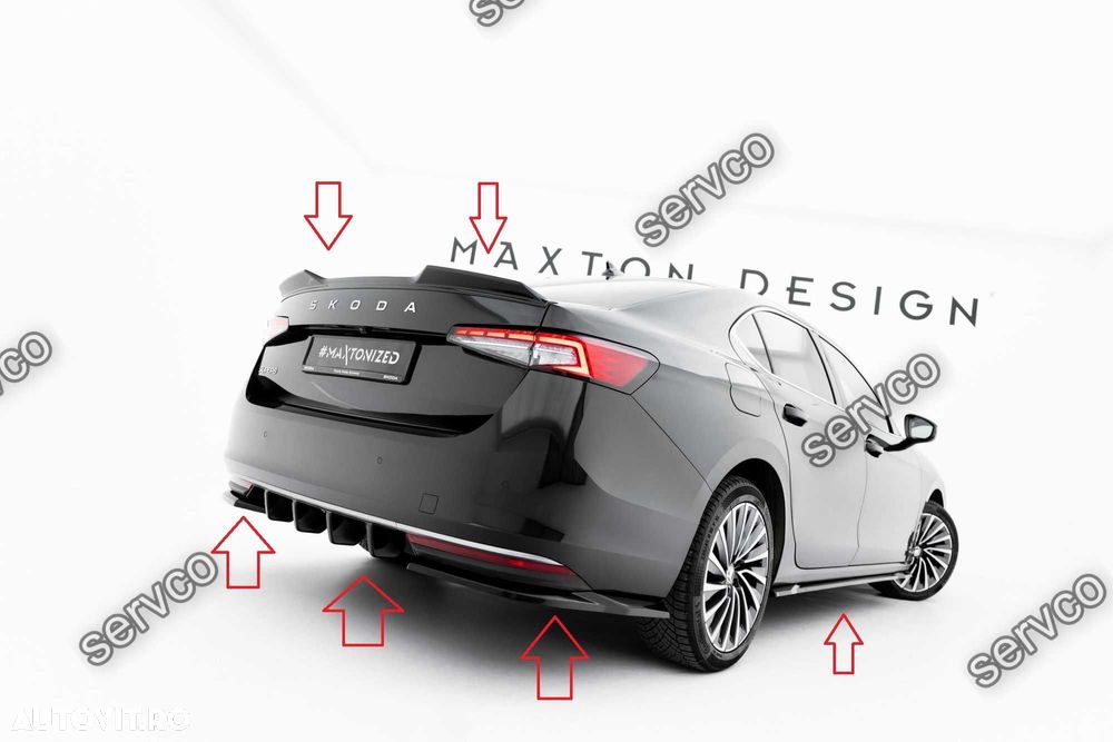 Pachet Body kit tuning Skoda Superb Sedan Mk4 2024- v3 Maxton Design - 6