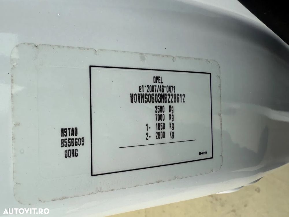 Opel Movano Doka 7LOCURI ,Bena, PUNTE DUBLA - 20