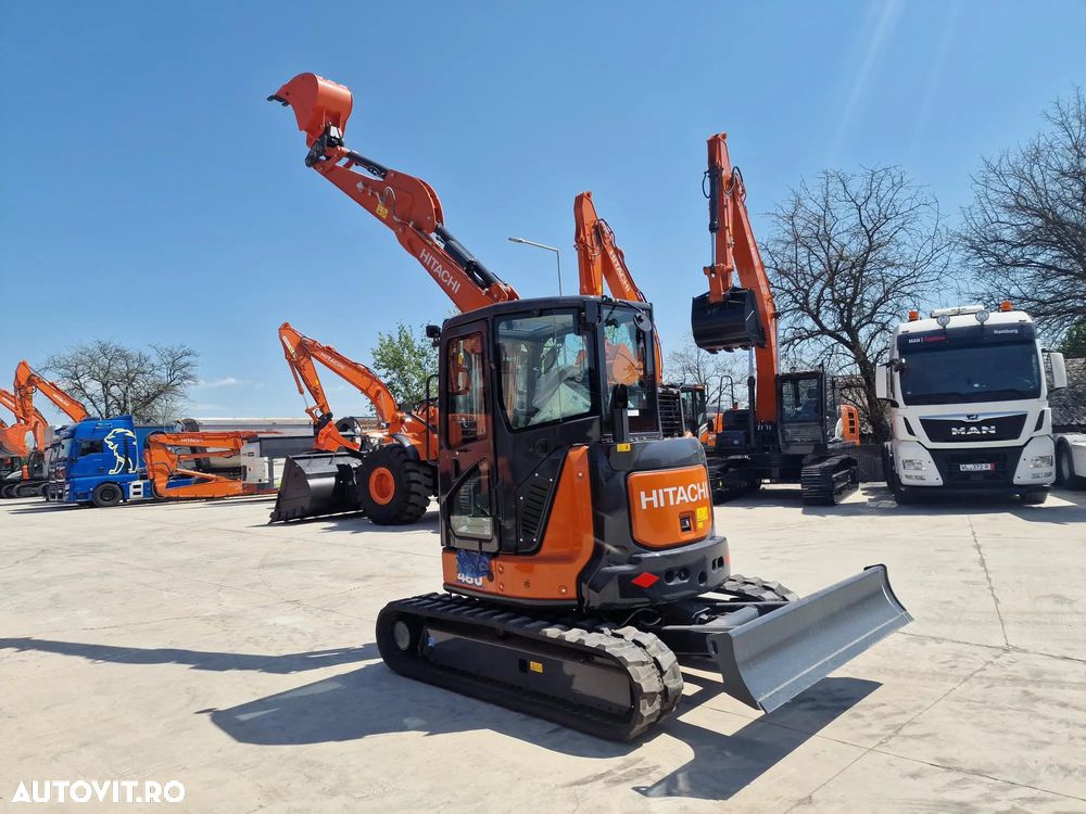 Hitachi ZX48, 5 tone, NOU, CUPLA RAPIDA+3 CUPE noi, Aer conditionat, Instalatia picon pe bratele de excavare, Computer de bord, produs in JAPONIA, posibilitate leasing 5 ani-PROMOTIE 54.500 EUR+Tva - 21